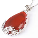 Crystal Water Drop Necklace - 10 Colors