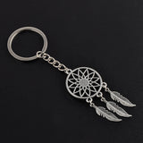 Silver Dream Catcher Tone Key Chain