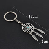 Silver Dream Catcher Tone Key Chain