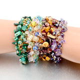 Crystal Stones Friendship Bracelet - 4 Colors