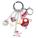 Alloy Fish Chicken Marvel Key Chain - 6 Colors