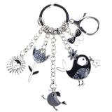 Alloy Fish Chicken Marvel Key Chain - 6 Colors