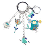 Alloy Fish Chicken Marvel Key Chain - 6 Colors