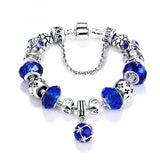 Glass Charm Bracelet - 5 Colors