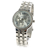 Crystal Stainless Steel Quartz Watch - 3 Colors