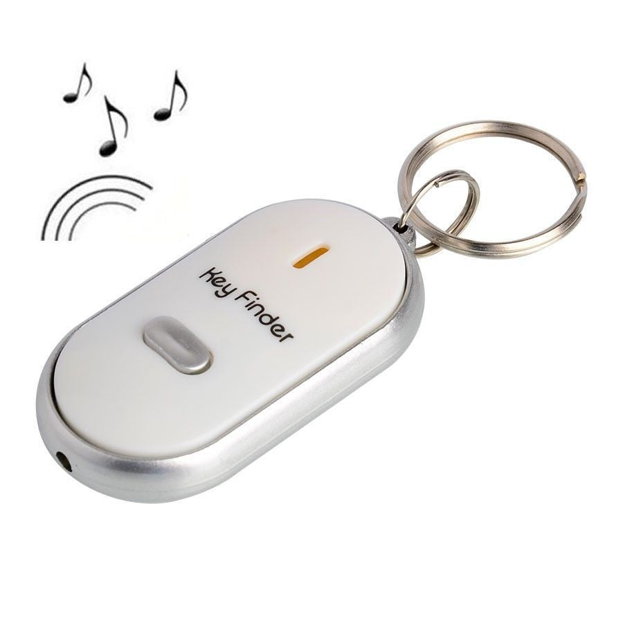 White LED Key Finder Locator Key Chains - 4 Colors