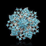 Flower Rhinestone Brooch