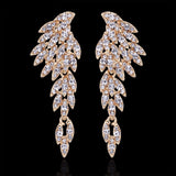 Eagle Crystal Bridal Drop Earrings - 4 Colors
