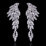 Eagle Crystal Bridal Drop Earrings - 4 Colors