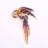 Ruby Red Birds Brooch Brooches