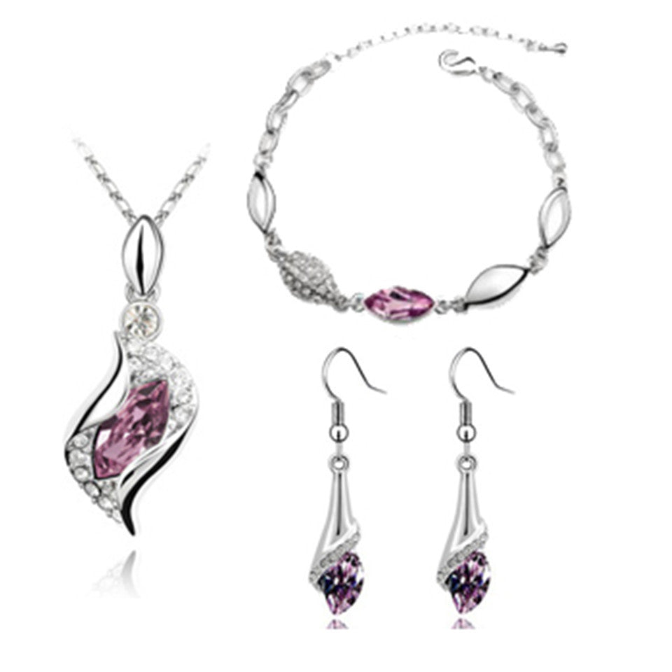 Budding Flower Jewelry Set - 17 Colors