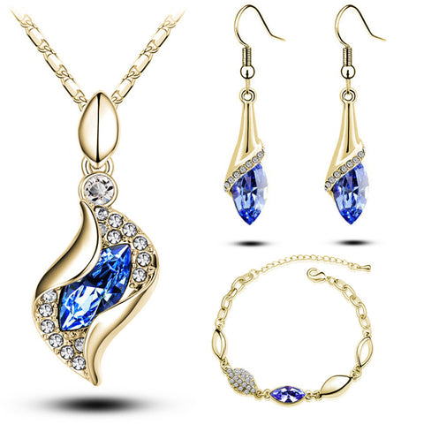 Budding Flower Jewelry Set - 17 Colors