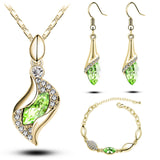 Budding Flower Jewelry Set - 17 Colors