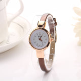 Round Quartz Analog Bracelet Watch - 5 Colors